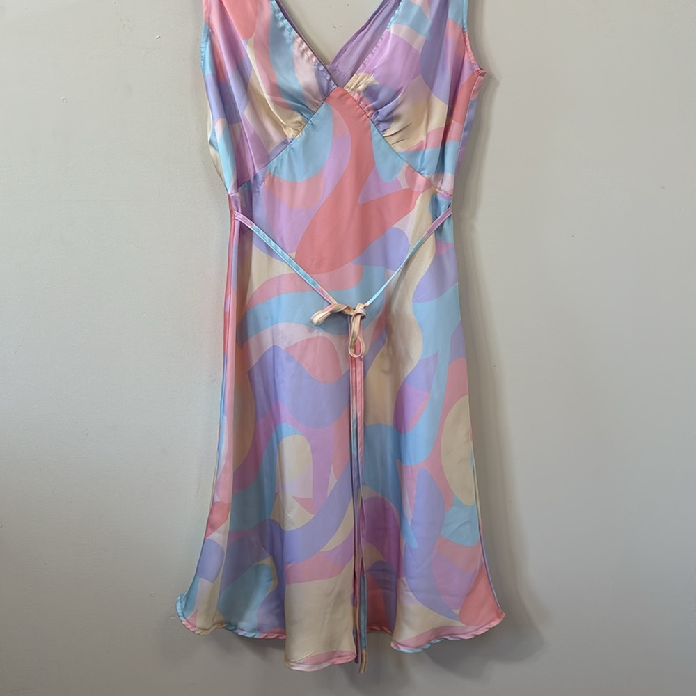 Peppermayo Audrey Vintage Slip Dress Pastel Wave Size 4 - Picture 4 of 10